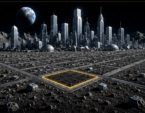 LunaSphere city-block concept for Stillness City
